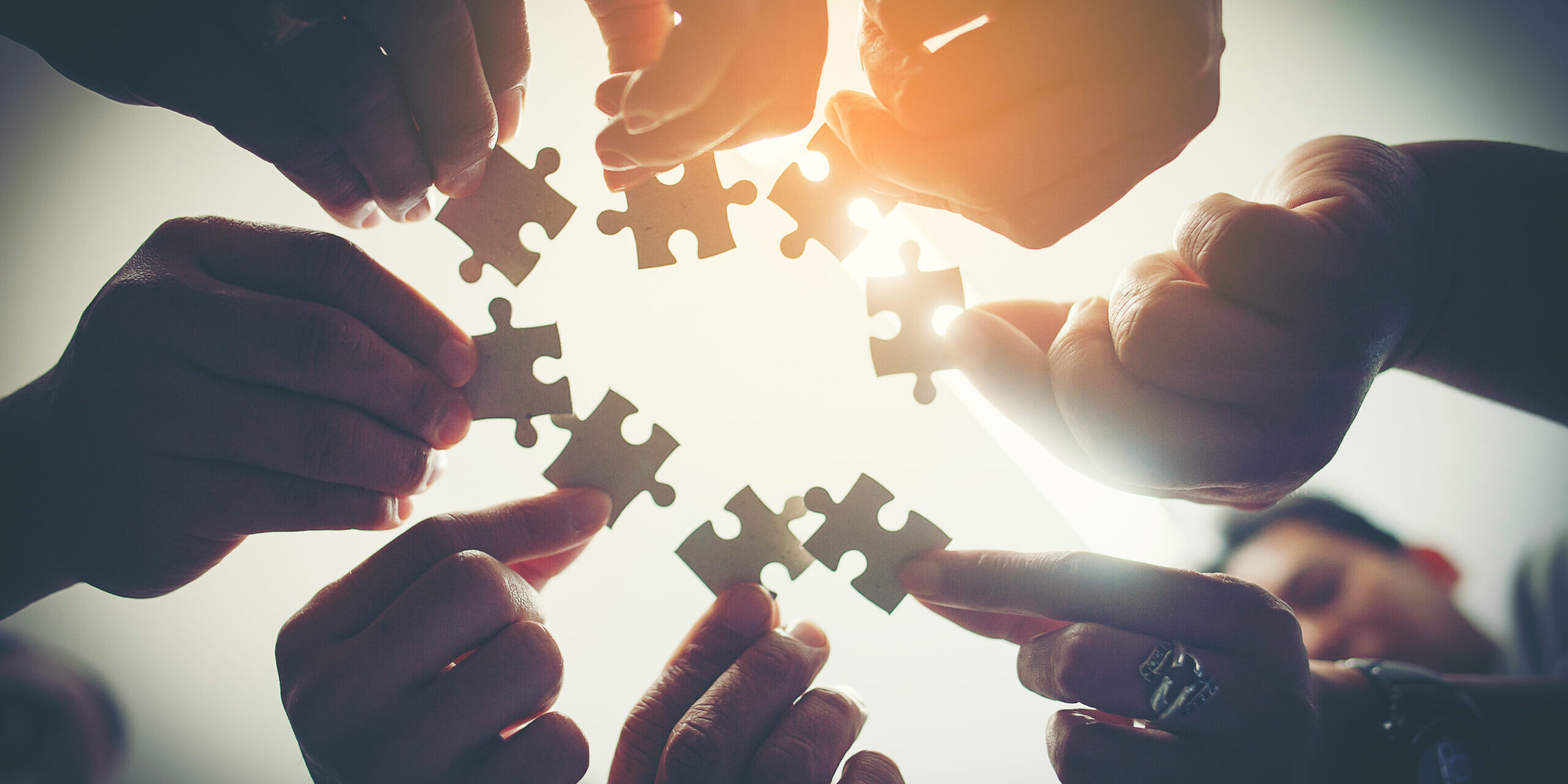 Everyone is an important jigsaw at work.